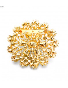 broche ronde et doré  - 1 2