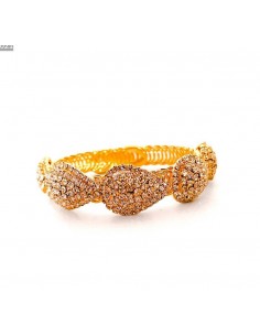 Bracelets doré et strass  - 1 2
