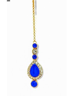 Maag Tikka Bijoux Front Doré et bleu  - 1 2