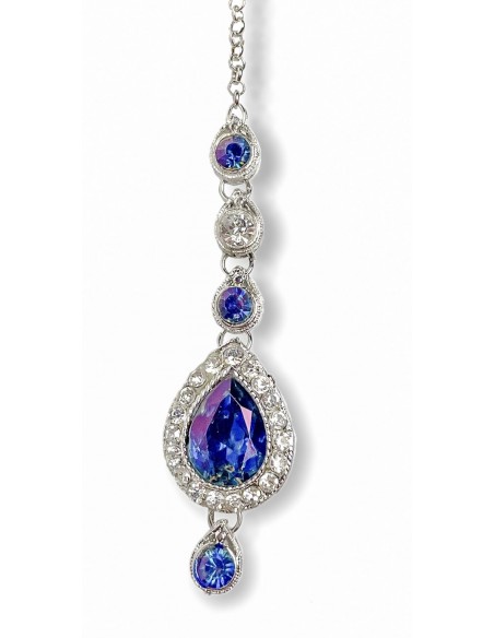 Maag Tikka Bijoux Front bleu royal et argent  - 1