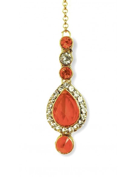 Maag Tikka Bijoux Front doré & orange  - 1
