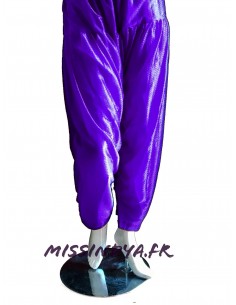 Pantalon salwar indien violet