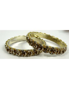 Lot de 2 bracelets doré 018
