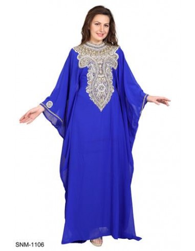Tackhita caftan robe oriental grande taille Vert rimka farasha