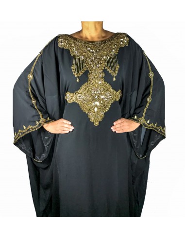 Robe de Dubai Noir Amina  - 2