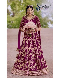 Salwar Kameez Robe indienne longue fila Rose Haute gamme  - 1