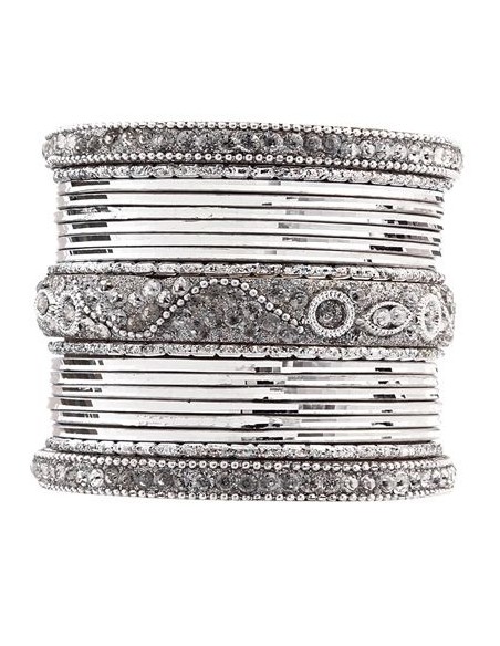 Bangles enfant argenté Bijoux indiens