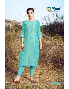 Tunique indienne pakistanaise robe ethnique longue pantalon  - 1