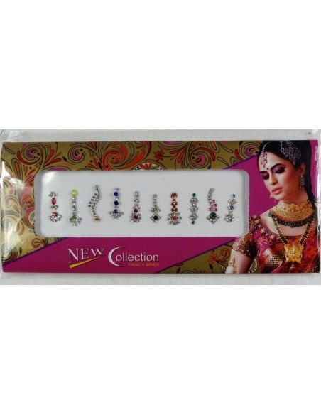 Pack de 10 Bindi Strass perlé  - 1