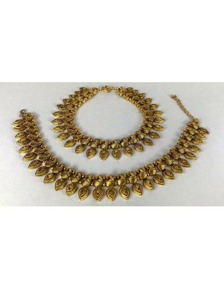 Payal doré bijoux pieds dance bollywood MR182 Bijoux indiens