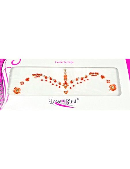 Bindi Bollywood orange Bindi