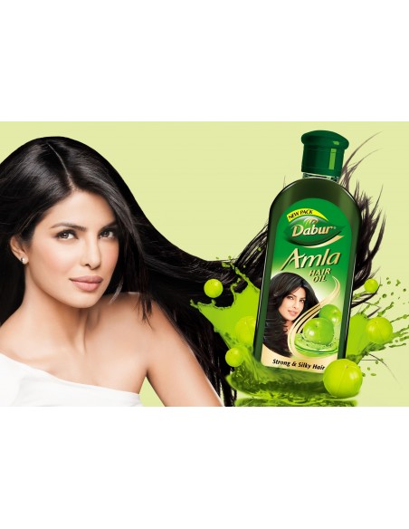Pack de 6 bouteilles D'huile Amla Dabur  - 1