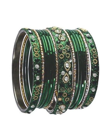 Bangles perlé vert mina  - 1
