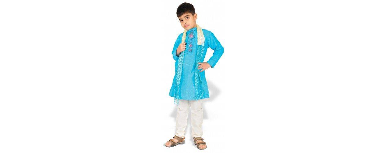 Kurta tenue traditionnel indien pour garçon enfant - Missindya