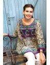 Tunique indienne caftan - kurti ethnique Kaftan