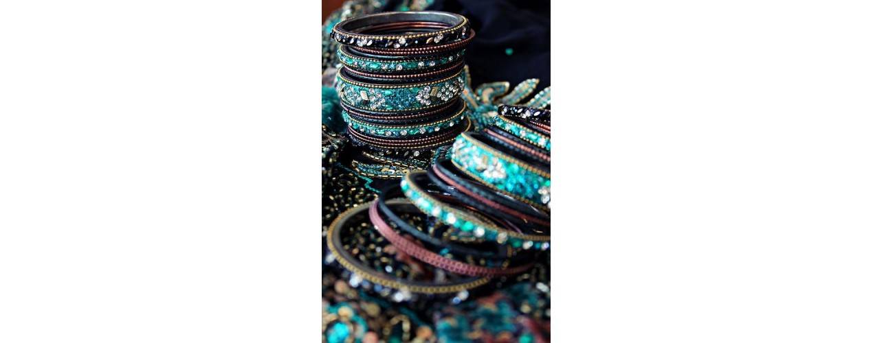 Bangles bracelets perle traditionnel pour sari indien - missindya